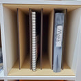 Load image into Gallery viewer, Vertical Divider Insert for Kallax Cube Shelving storing binders and notebooks-The Steady Hand