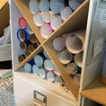 Load image into Gallery viewer, X Divider Cube Insert for Cube Storage Shelves storing vinyl rolls-The Steady Hand