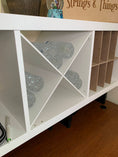 Load image into Gallery viewer, X Divider Cube Insert for Cube Storage Shelves, Unfinished or White-The Steady Hand
