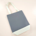Load image into Gallery viewer, Grey and cream tote bag.