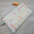 Load image into Gallery viewer, Love to craft zipper pouch.