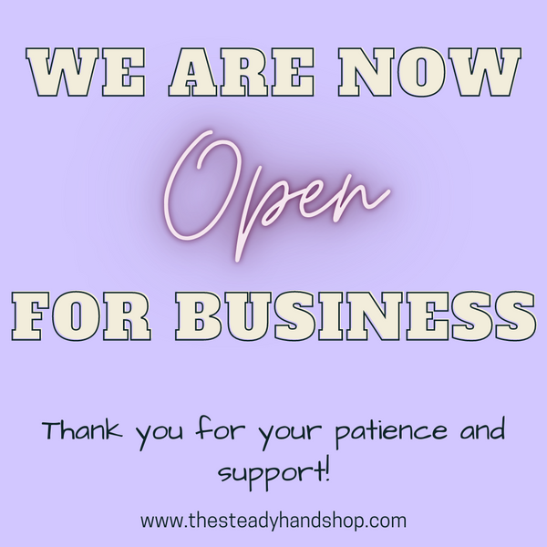 We Are Open For Business