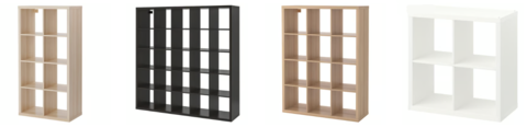 Craft Room Organization Ideas Using Cube Shelving