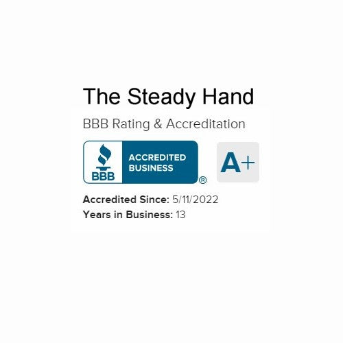 The Steady Hand Shop has earned BBB Accreditation Status