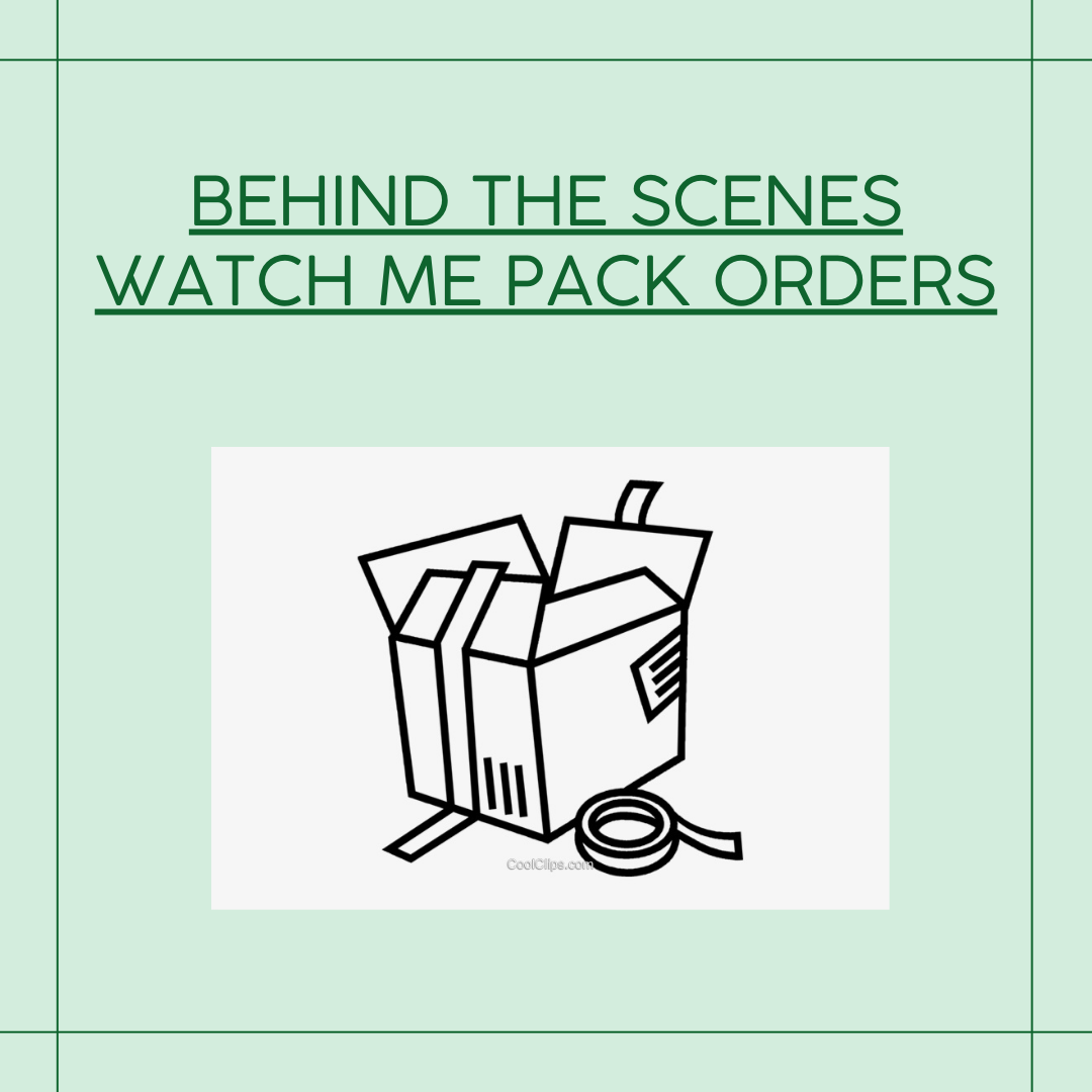 behind the scenes watch me pack orders