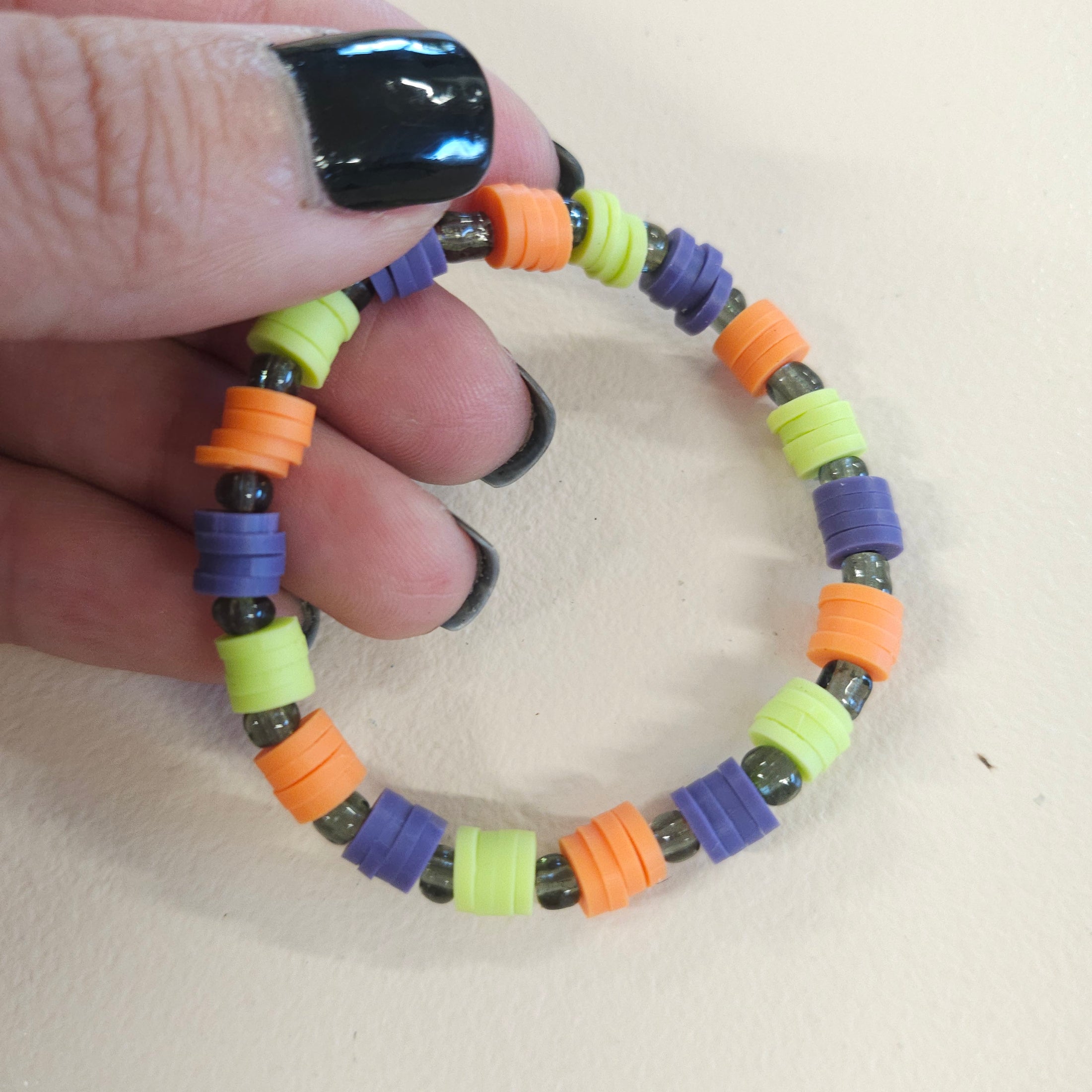 Halloween themed bracelet.