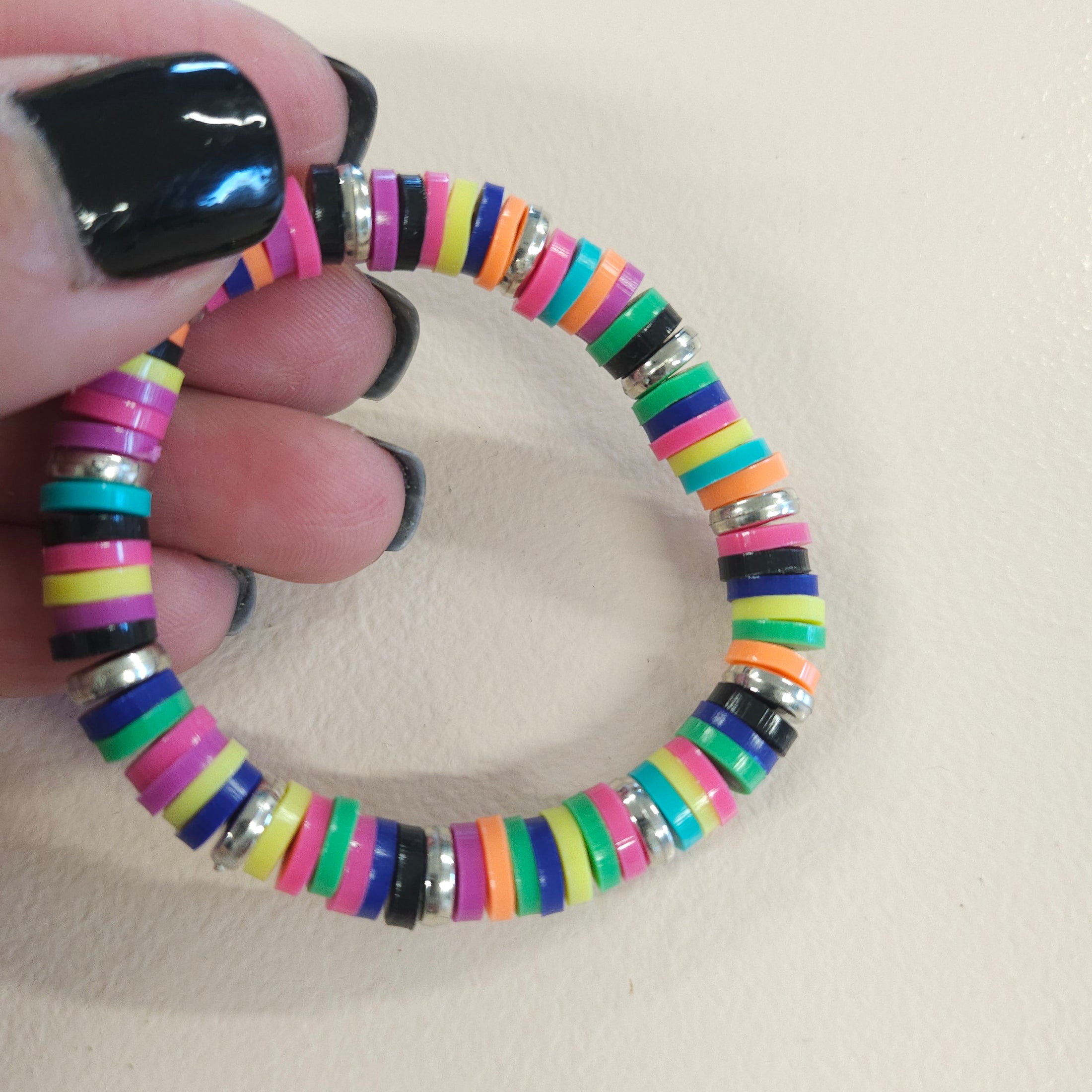 Retro themed bracelet.