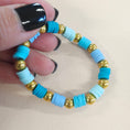 Load image into Gallery viewer, Ocean themed bracelet.
