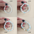 Load image into Gallery viewer, Faux pearl stretchy bracelets. 
