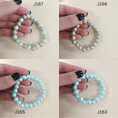 Load image into Gallery viewer, Faux pearl fashion bracelets in a variety of colors. 
