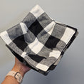 Load image into Gallery viewer, Black and white microwaveable bowl cozies.
