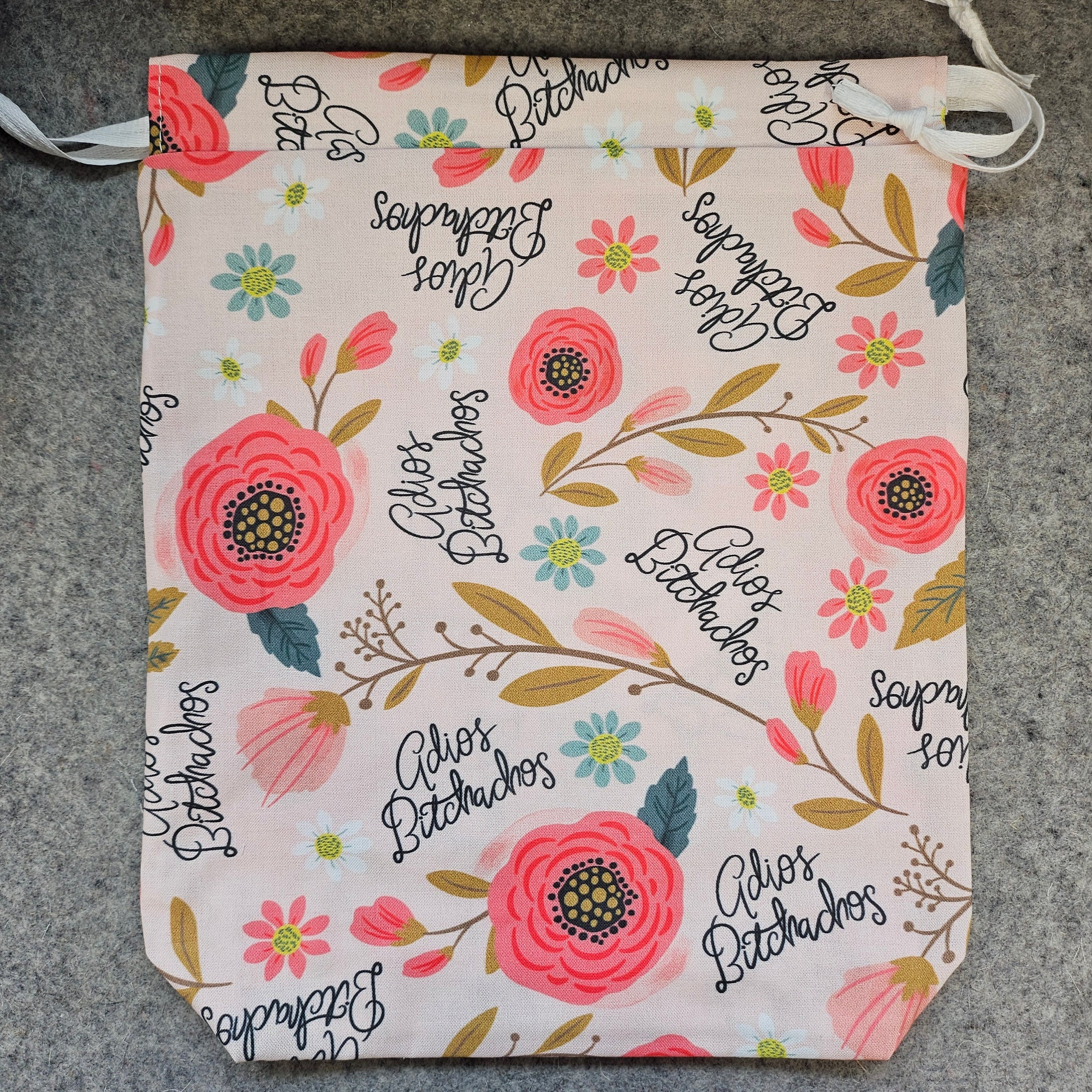 Adios Bitchachos project or gift bag.