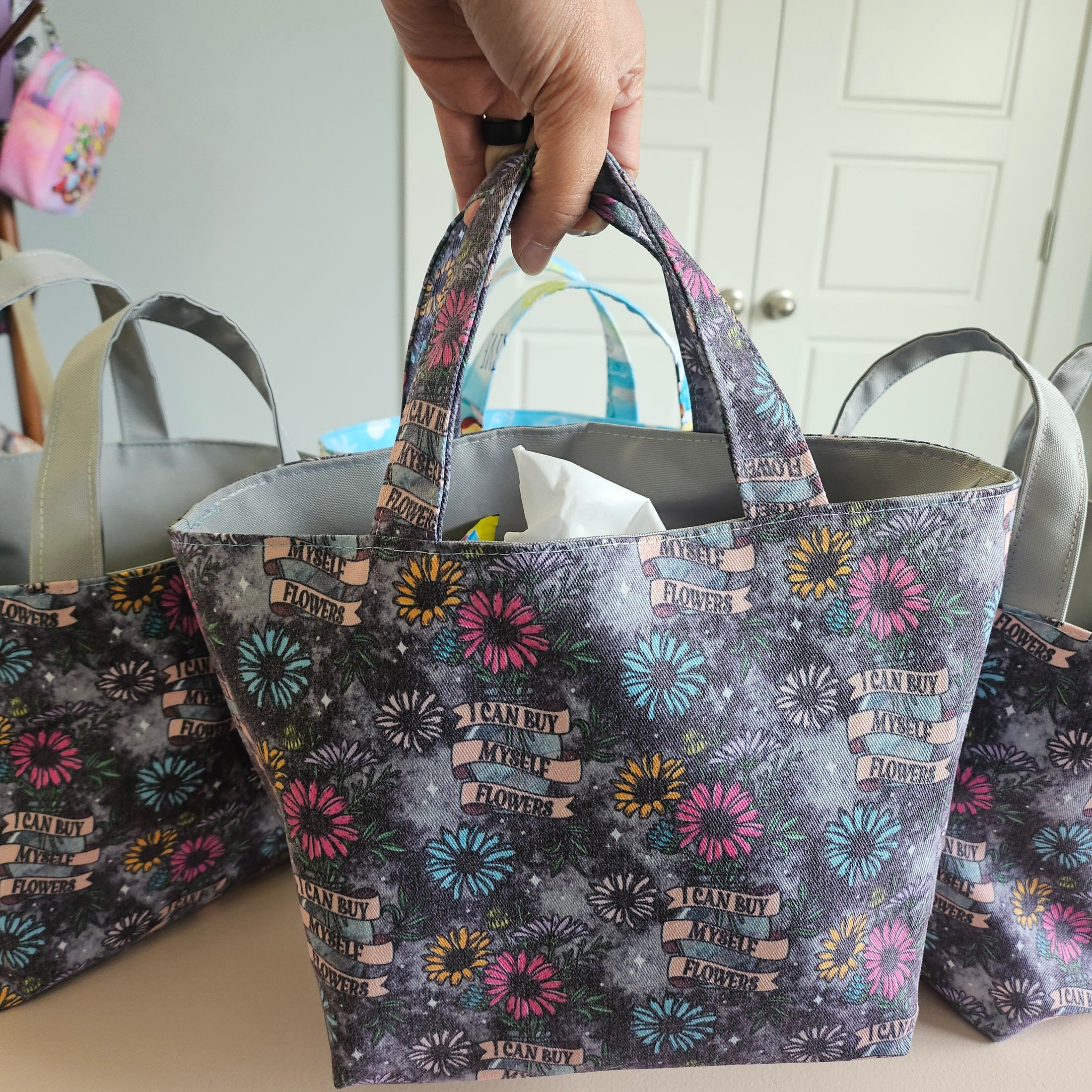 Canvas teacher recess bag