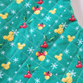 Load image into Gallery viewer, Close up view of Quilted disney holiday stockings.
