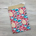 Load image into Gallery viewer, Drawstring bag made with Mr. Potato Head fabric.
