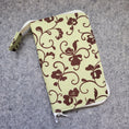 Load image into Gallery viewer, Original DPN organizer with green and brown floral fabric.
