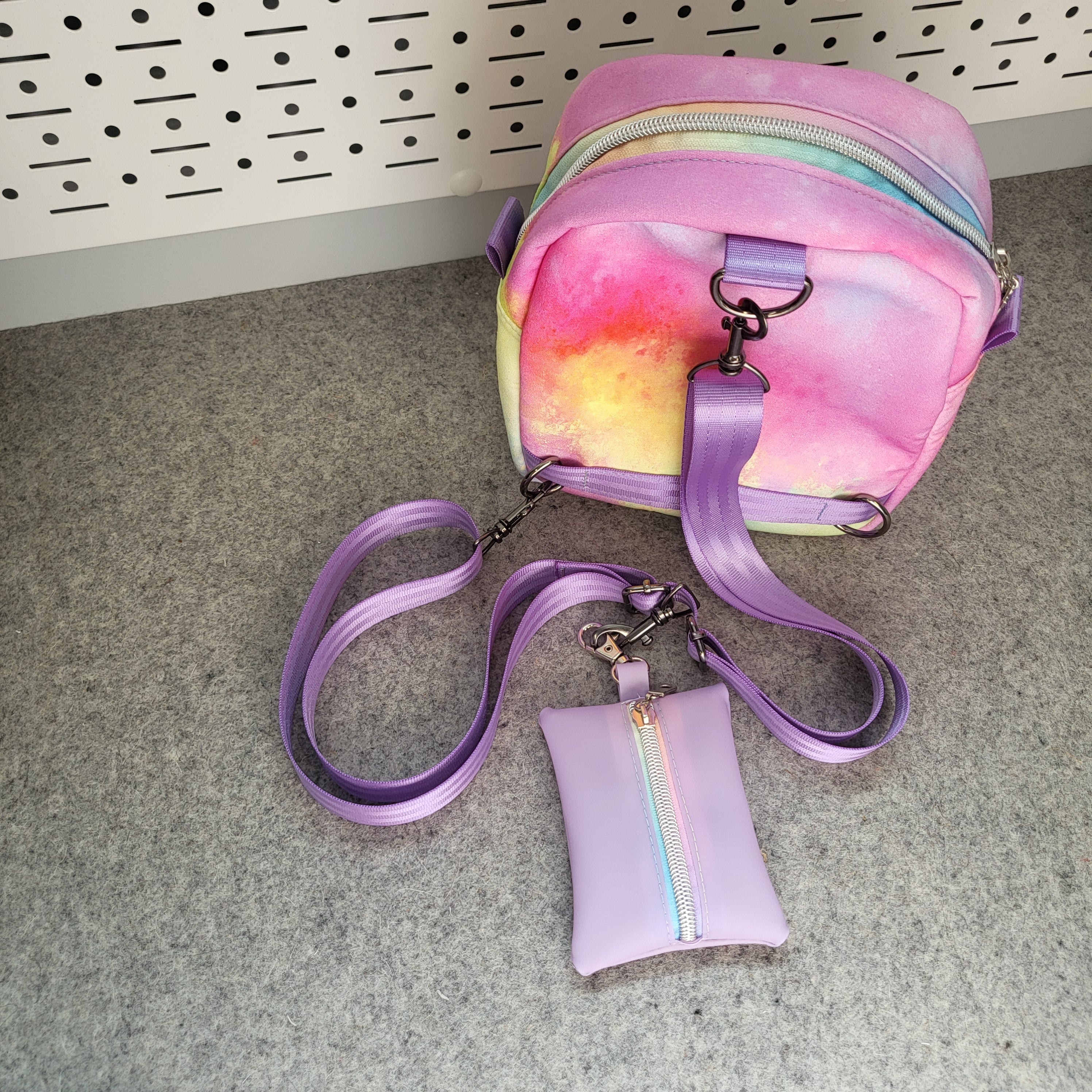 Mario Kart Inspired Sling Crossbody Mini Backpack with Detachable Ad The Steady Hand