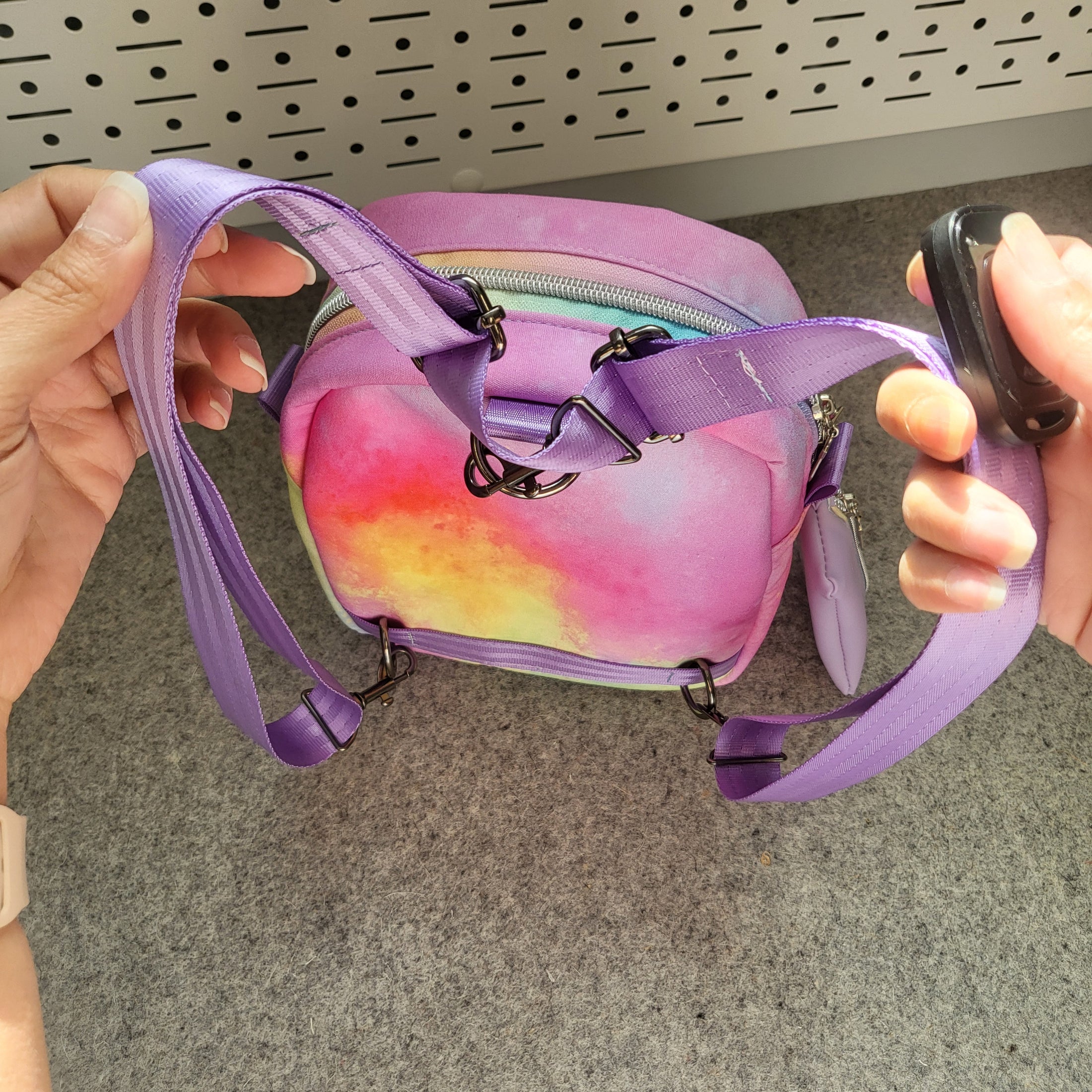 crossbody backpack mini Mario Kart Inspired Sling Crossbody Mini Backpack with Detachable & Ad – The Steady Hand
