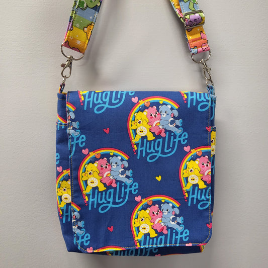 Hug life care bear crossbody bag. 