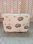 Load image into Gallery viewer, Porcupine flowers project bag zipper pouch.
