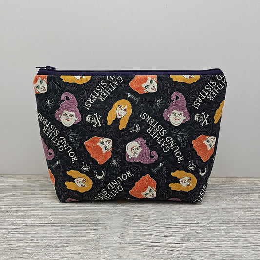 Hocus Pocus inspired cosmetic pouch.