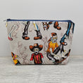 Load image into Gallery viewer, Zombie high school zipper accessory pouch.
