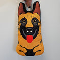 Load image into Gallery viewer, German shepherd snuggle pillow.
