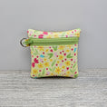 Load image into Gallery viewer, Mini spring time accessory zipper pouch.
