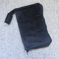 Load image into Gallery viewer, Black velvet original stitch marker organizer.
