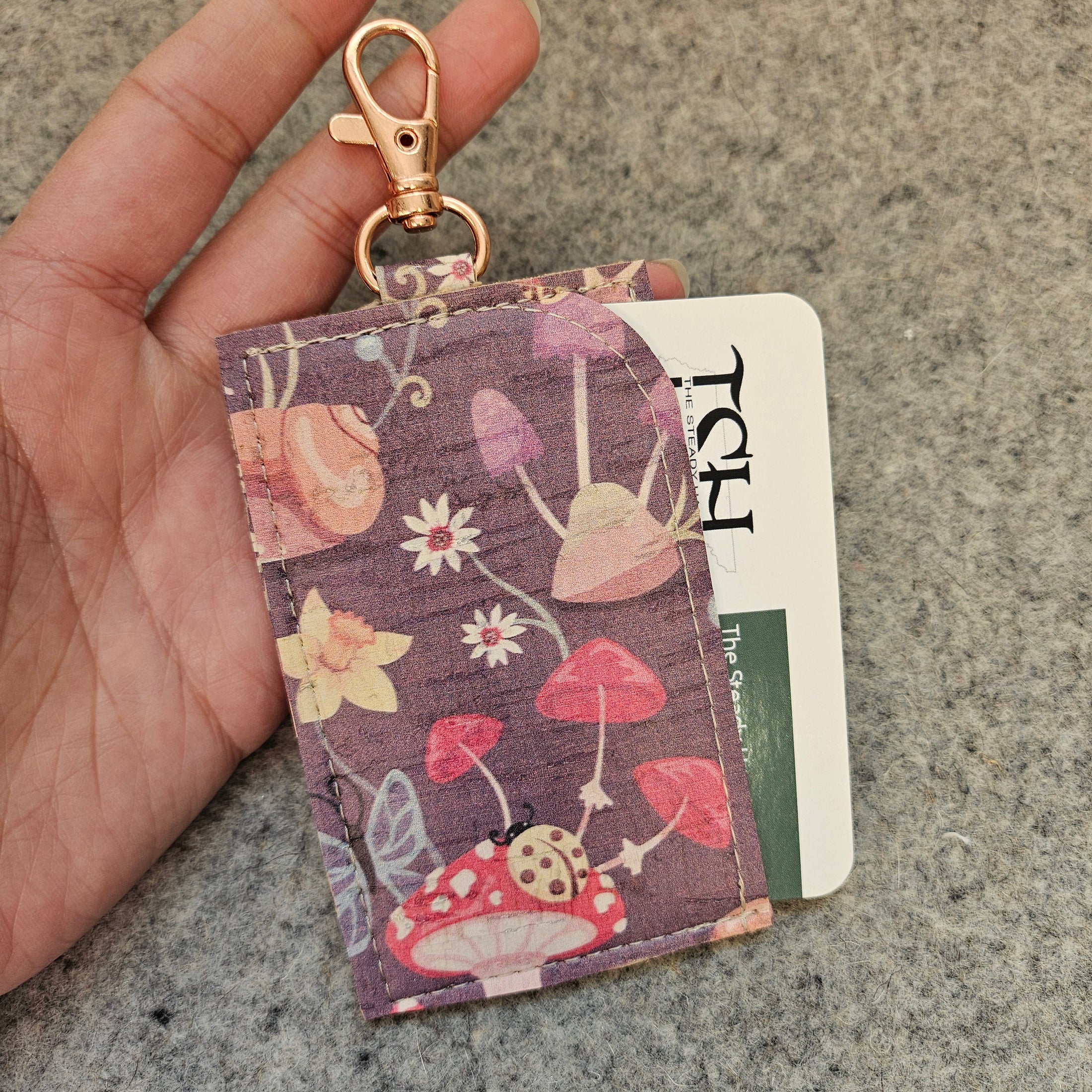 Forest floor cork cash wallet.