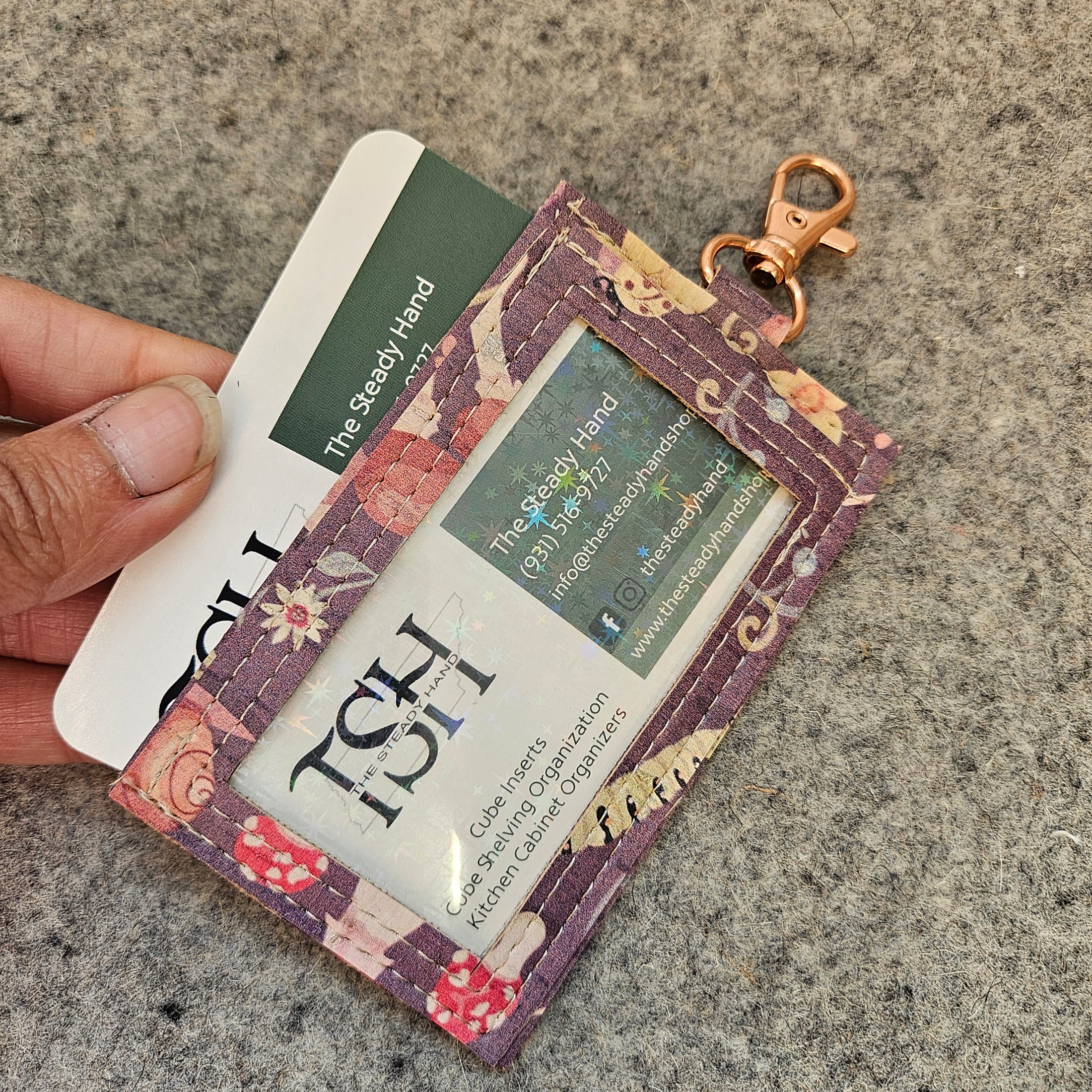 Forest floor cork slim wallet.