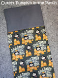 Load image into Gallery viewer, Cutest pumpkin in the patch halloween pillowcase.
