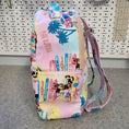 Load image into Gallery viewer, Fabric minnie and daisy mini backpack. 
