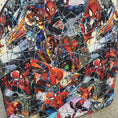 Load image into Gallery viewer, Front of spiderman backpack. 
