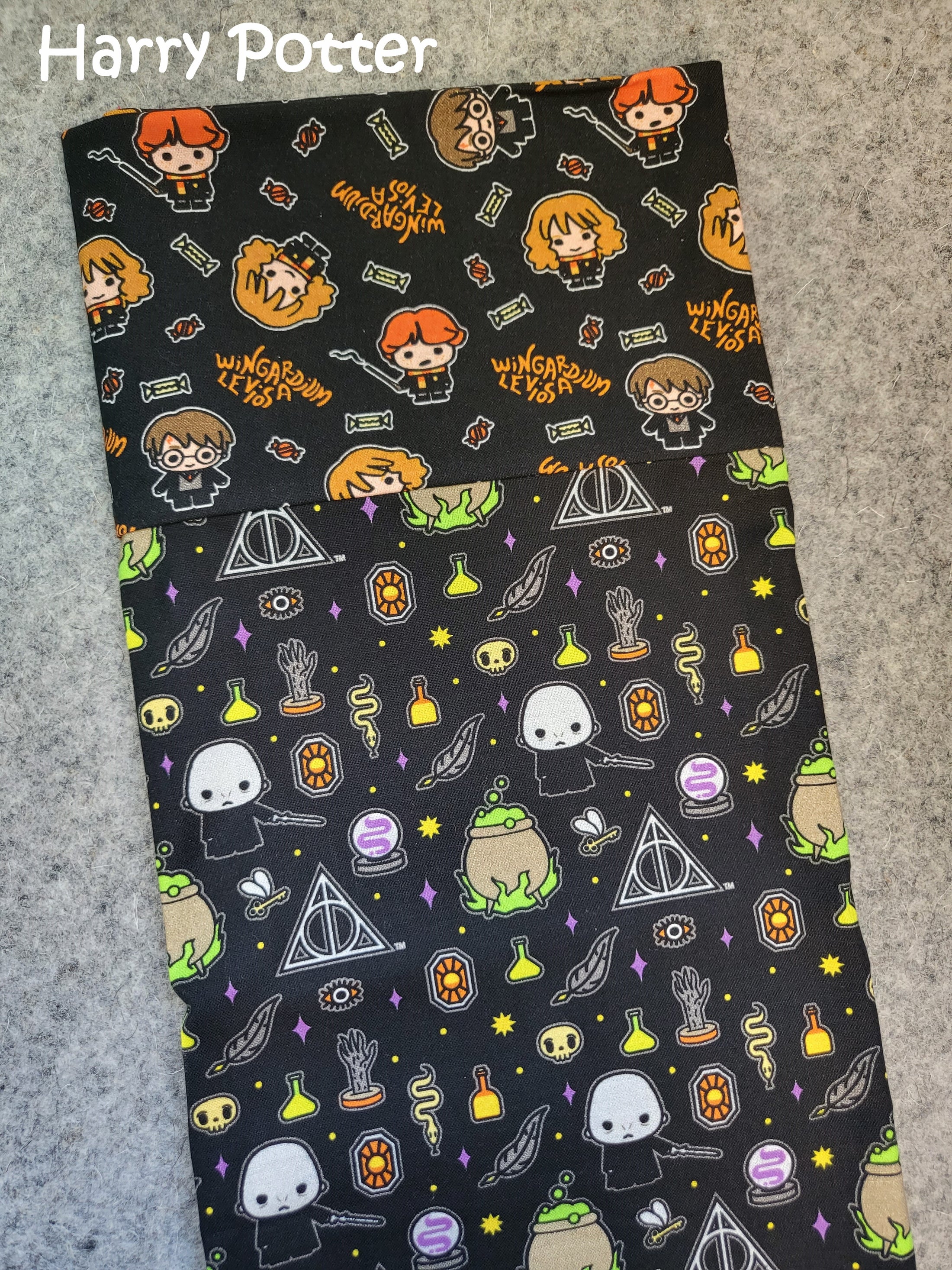 Harry potter halloween pillowcase for trick-or-treating.
