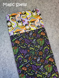 Load image into Gallery viewer, Magic spells halloween pillowcase.
