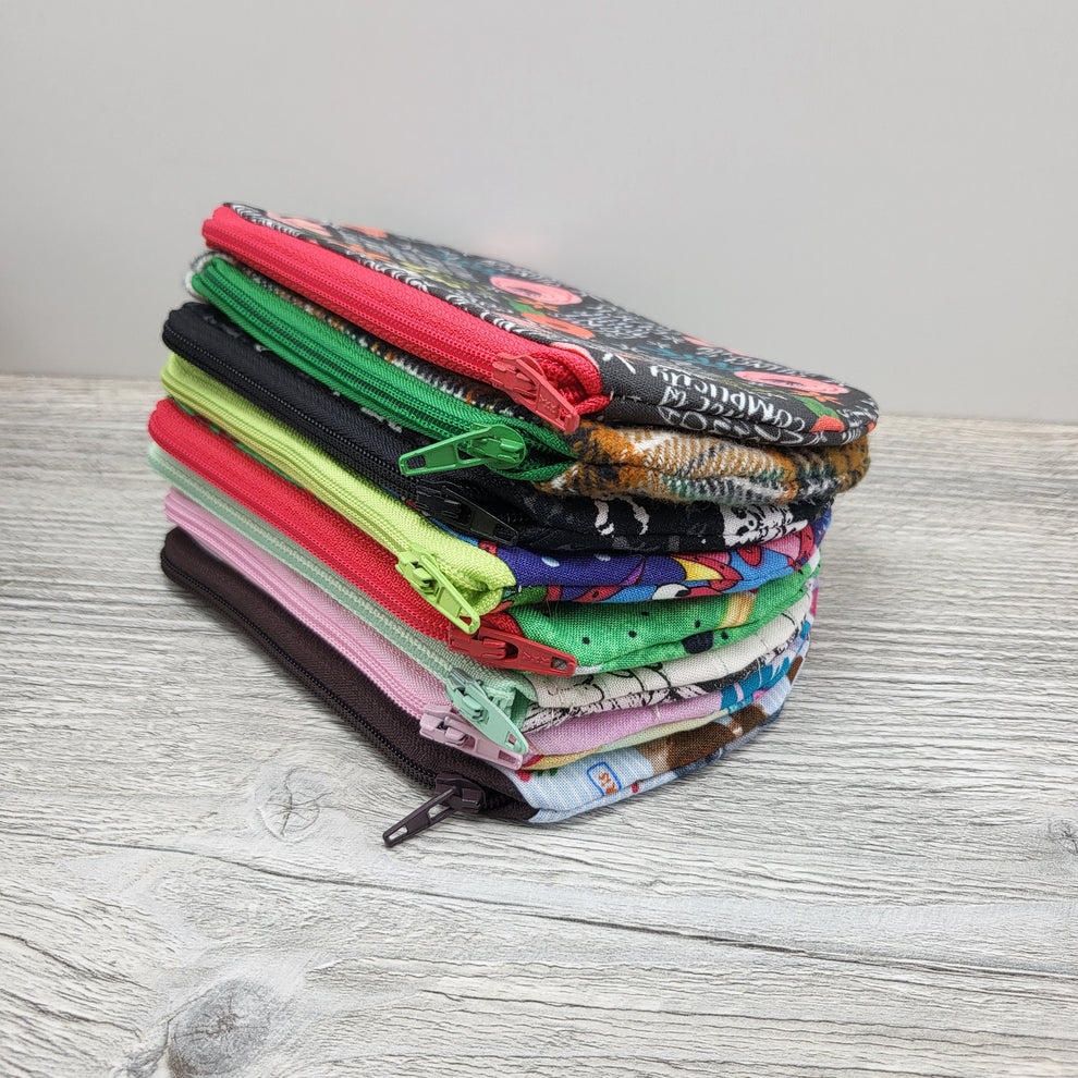 Mini Zipper Mini Zipper Pouch - Choose Your Design – The Steady Hand