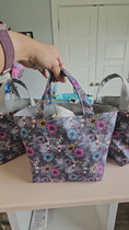 Load and play video in Gallery viewer, Short video of mini teacher tote and recess bag.
