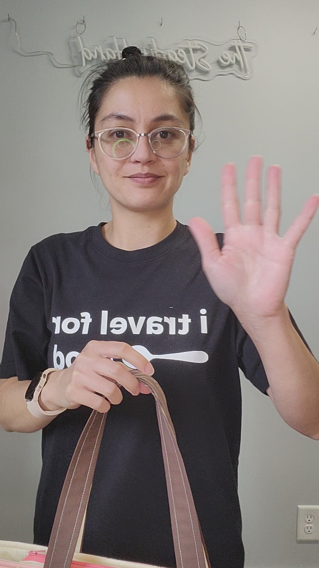 Video of the Cherry Blossom Tote Bag.