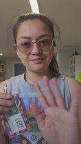 Load and play video in Gallery viewer, Video of the forest floor cork wallet.
