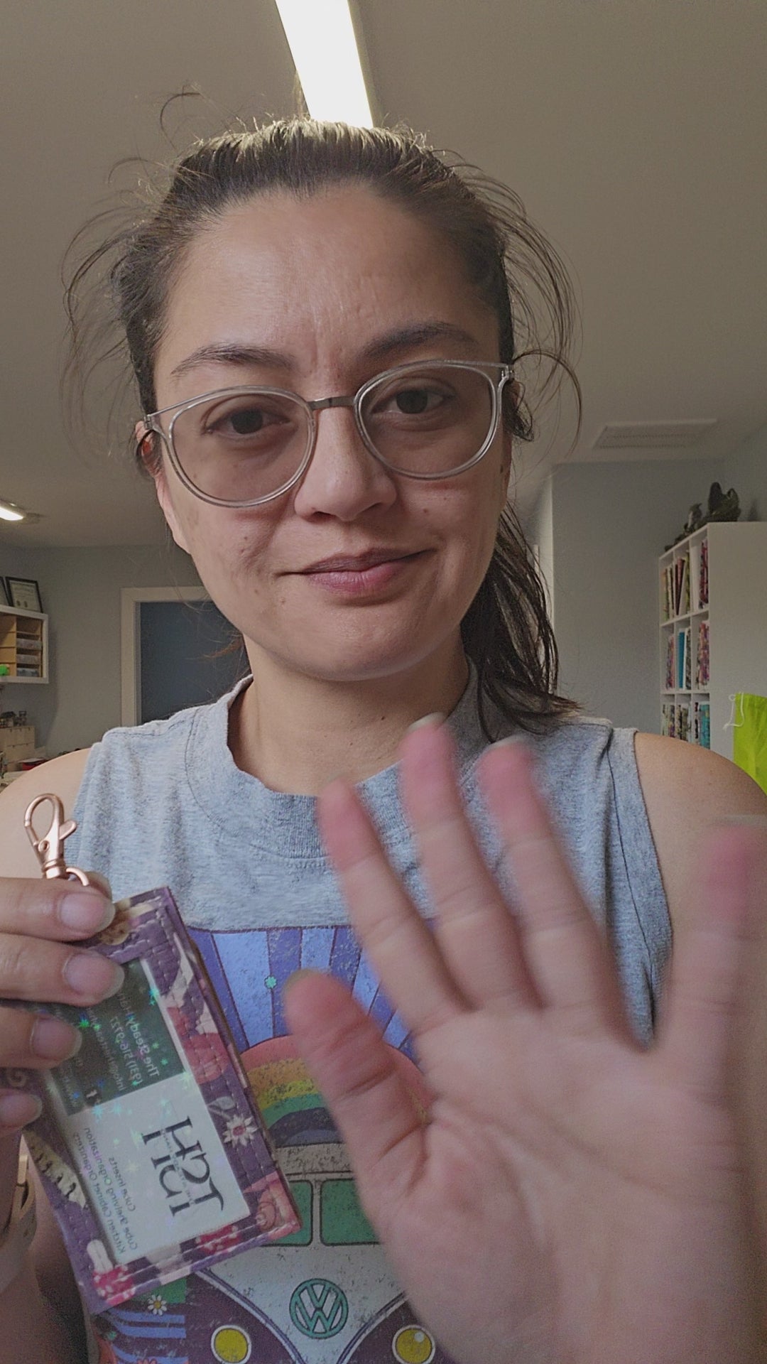 Video of the forest floor cork wallet.
