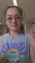 Load and play video in Gallery viewer, Video of the forest floor cork wallet.
