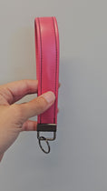 Load and play video in Gallery viewer, Short video of Watermelon Pink key fob strap.
