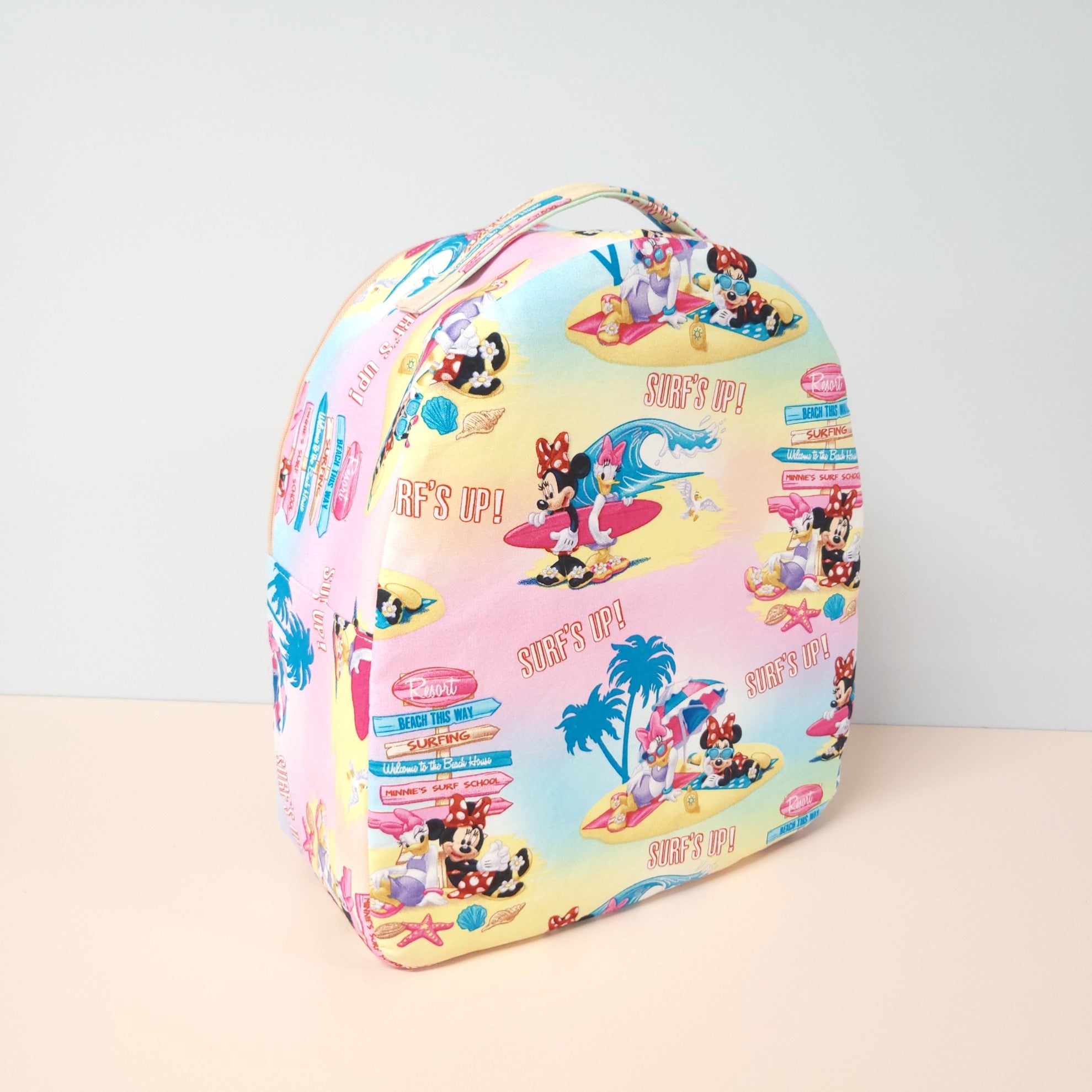Surfs up minnie and daisy mini backpack.