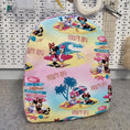 Load image into Gallery viewer, Surfs up minnie and daisy kid backpack. 
