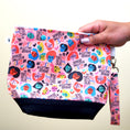 Load image into Gallery viewer, We rise by lifting others snap project pouch.
