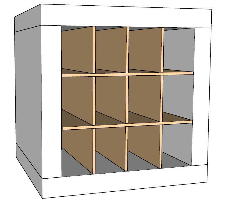 12 Cubby Cube Insert for Cube Storage Shelves-fun stuff-The Steady Hand