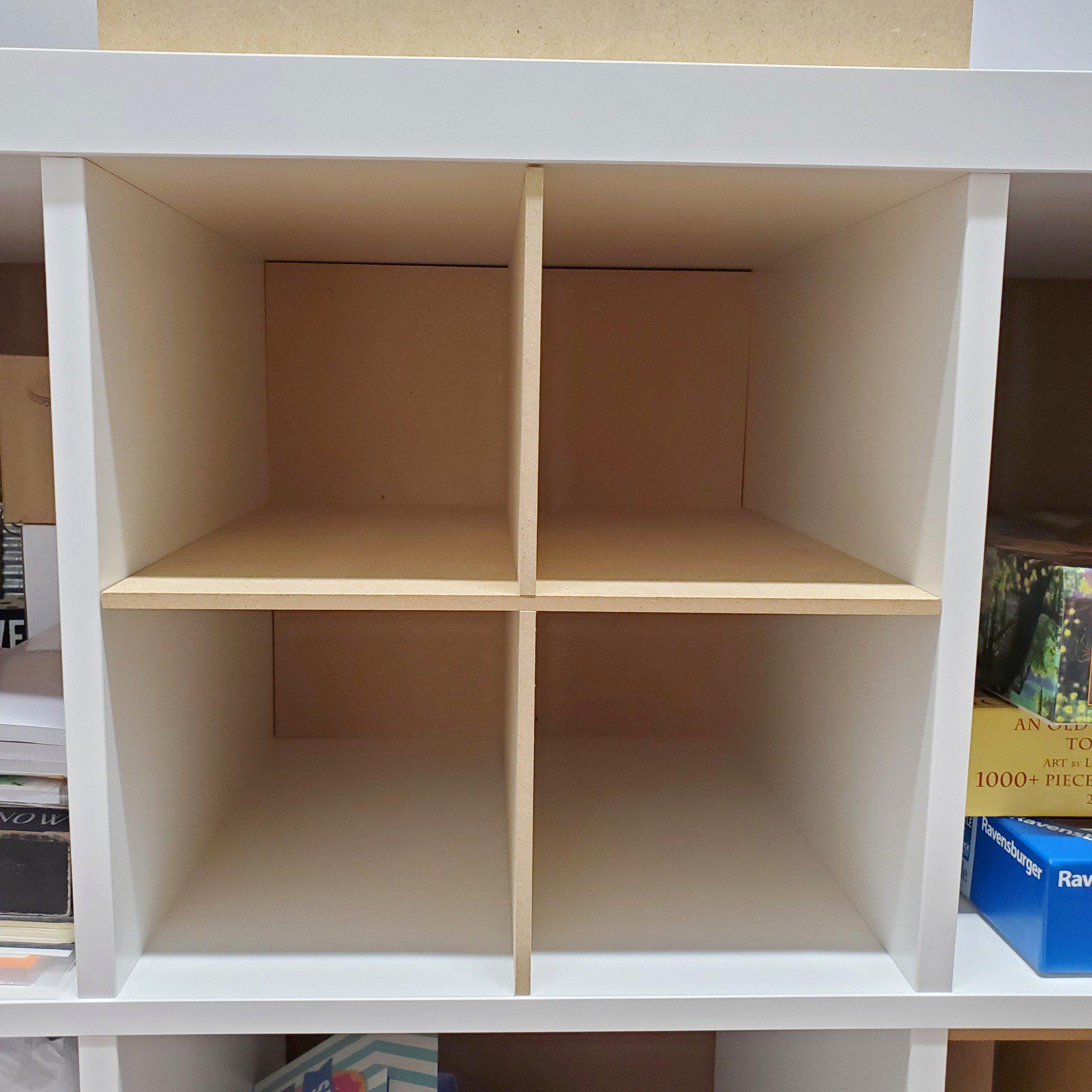 4 Cubby Cube Insert for Cube Storage Shelves-The Steady Hand