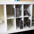 Load image into Gallery viewer, 6 Cubby Cube Insert for Cube Storage Shelves, White, storing cds-The Steady Hand
