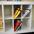 Load image into Gallery viewer, 6 Cubby Cube Insert for Cube Storage Shelves, White, storing bags-The Steady Hand
